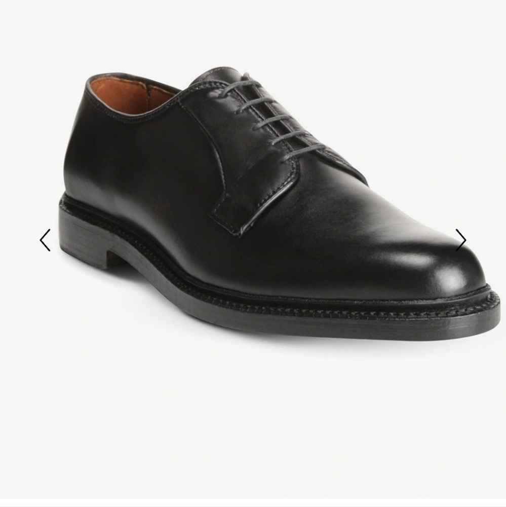 Allen EDMONDS Leeds Plain toe ALL LEATHER DRESS SHOES 14 D